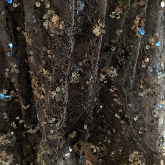 Winter sale.free people sequin and lace mini dress - Picture 5 of 11